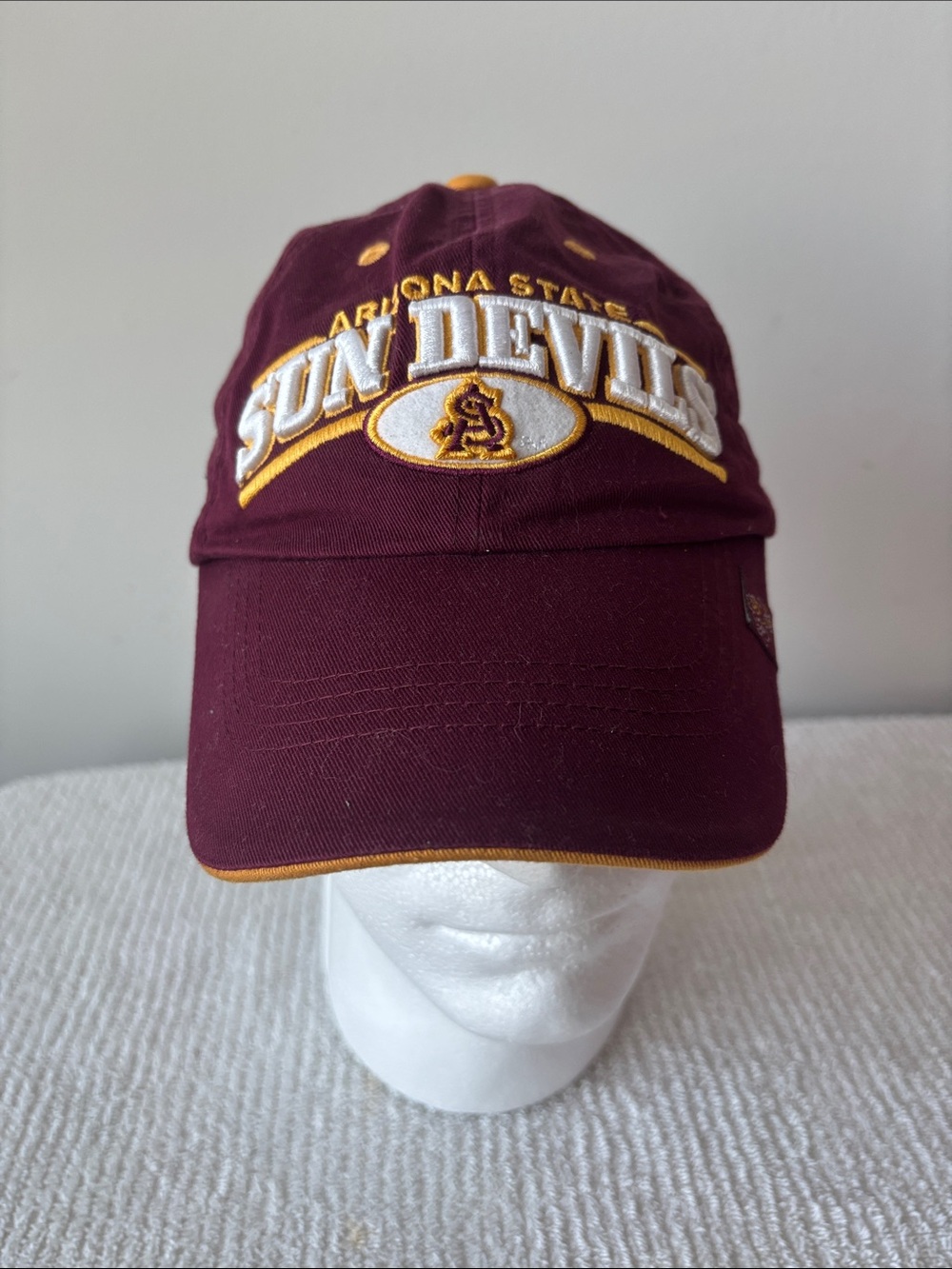 Arizona State Sun Devils Maroon & Gold Adjustable Cap